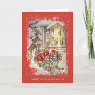 Vintage Christmas - Greeting Card