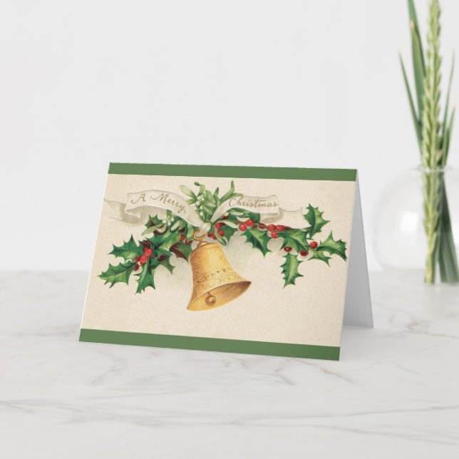 Vintage Christmas Greeting Card (Front)