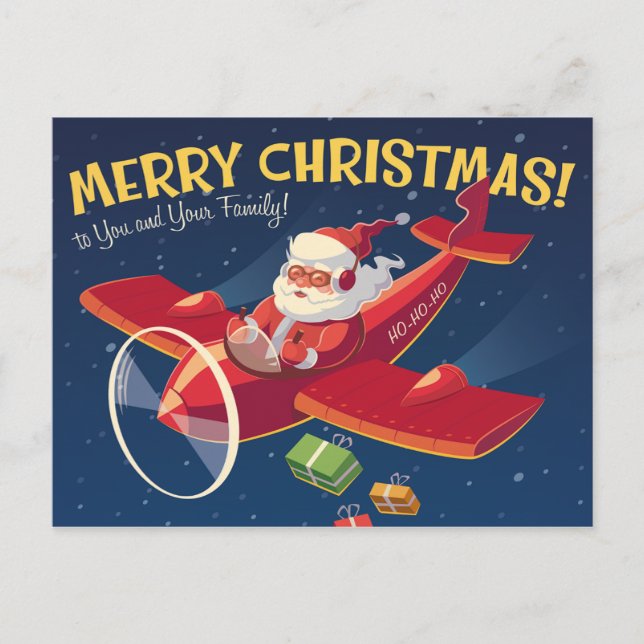 Vintage Christmas Greeting Card (Front)