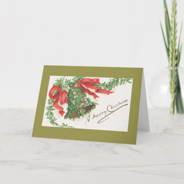 Vintage Christmas Greeting Card (Front)