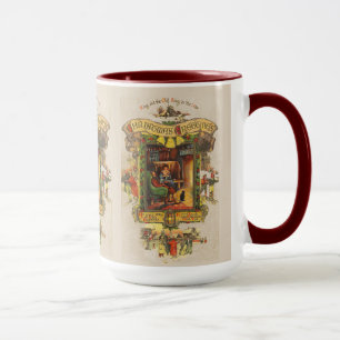 Vintage Christmas Greeting Mug