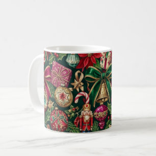 Vintage Christmas Heirloom Ornament Mug