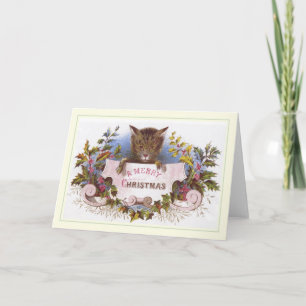 Vintage Christmas Holiday Card