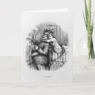 Vintage Christmas Holiday Card