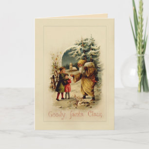 Vintage Christmas Holiday Card