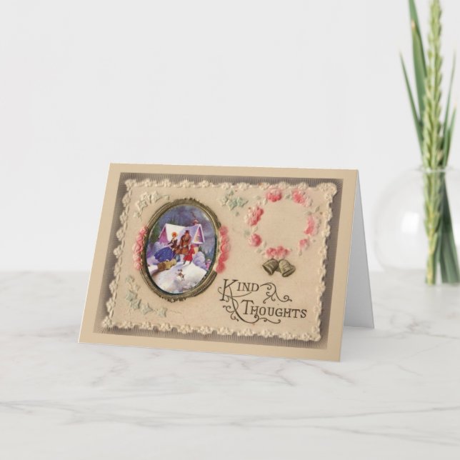 Vintage Christmas Holiday Card (Front)