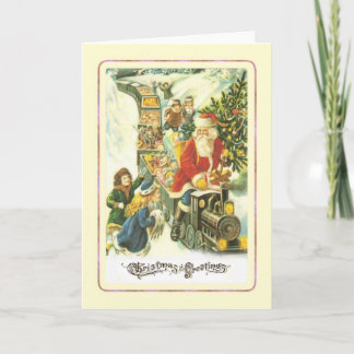 Vintage Christmas Holiday Card