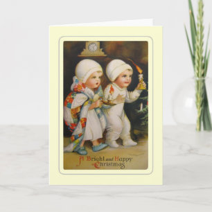 Vintage Christmas Holiday Card