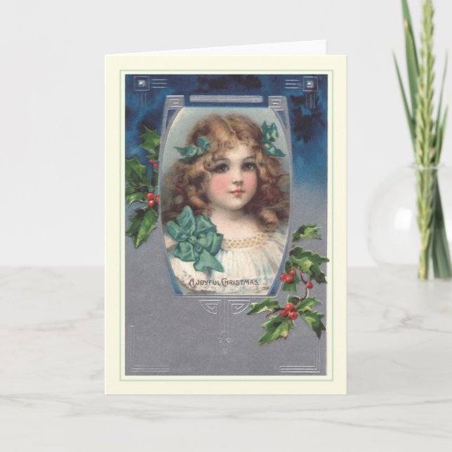 Vintage Christmas Holiday Card (Front)