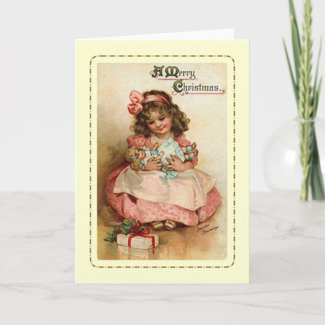 Vintage Christmas Holiday Card (Front)