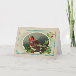 Vintage Christmas Holiday Card