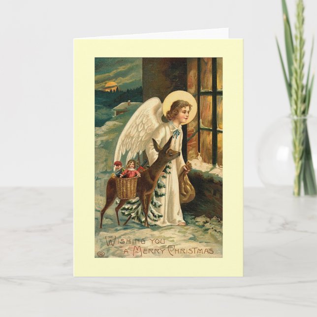 Vintage Christmas Holiday Card (Front)