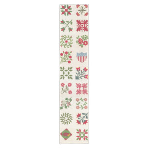 Vintage Christmas Holiday Cute Quit Table Runner