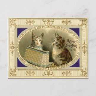 Vintage Christmas Holiday Postcard