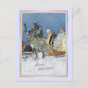 Vintage Christmas Holiday Postcard