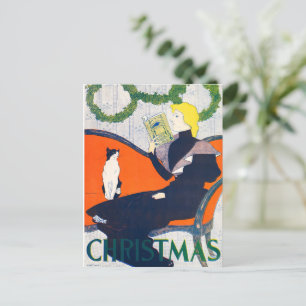 Vintage Christmas Holiday Postcard