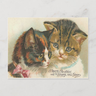 Vintage Christmas Holiday Postcard