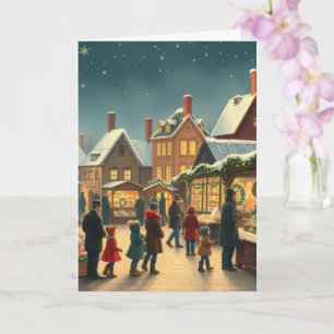 Vintage Christmas Illustration Card
