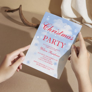 Vintage Christmas Invitation