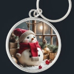 Vintage Christmas - Keychain<br><div class="desc">Vintage Christmas - Keychain
Design 01
A perfect little gift!</div>