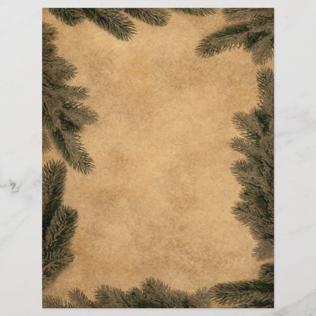 Vintage Christmas - Letterhead Stationery (Front)