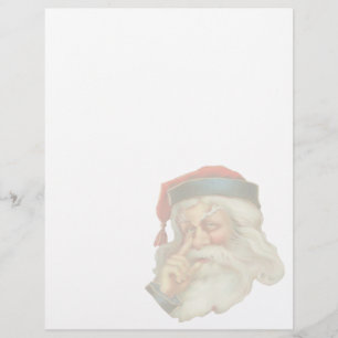 Vintage Christmas Letterhead Stationery