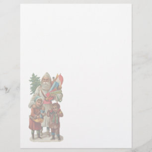 Vintage Christmas Letterhead Stationery