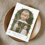 Vintage Christmas Lights 3 Photo Arch Holiday Card<br><div class="desc">Merry Christmas Elegant Vintage Christmas Lights 3 Photo Arch Holiday cards. Click the edit button to customise this design with your photo and text.</div>