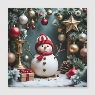 Vintage Christmas - Magnetic Card