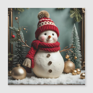 Vintage Christmas - Magnetic Card