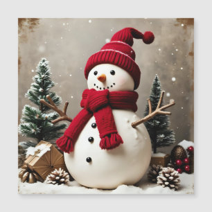 Vintage Christmas - Magnetic Card