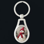 Vintage Christmas - Metal Keychain<br><div class="desc">Vintage Christmas - Metal Keychain
Design 02
A perfect little gift!</div>
