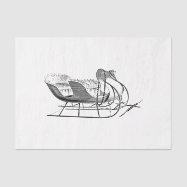 Vintage Christmas Mix Series Design 21 Tissue Paper (Front)