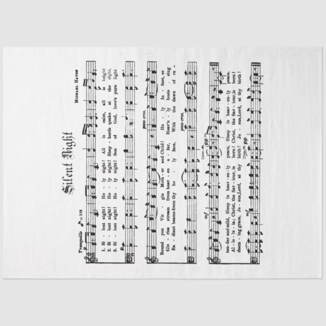 Vintage Christmas Mix Series Design 33 Tissue Paper (Front)