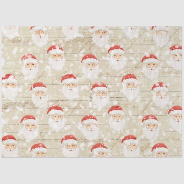Vintage Christmas Mix Series Design 3 Tissue Paper (Front)