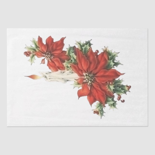 Vintage Christmas Mix Series Design 48 Tissue Paper (Front)