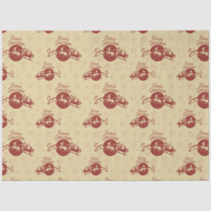Vintage Christmas Mix Series Design 51 Tissue Paper