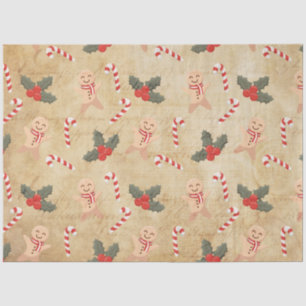 Vintage Christmas Mix Series Design 7 Tissue Paper
