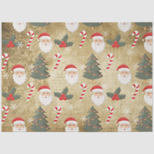 Vintage Christmas Mix Series Design 8 Tissue Paper