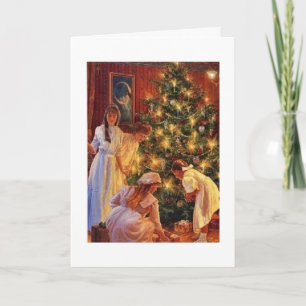 Vintage - Christmas Morning, Card