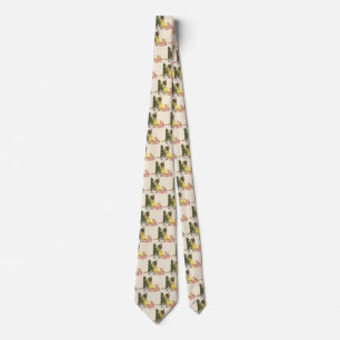 Vintage Christmas Morning, Family Opening Presents Tie