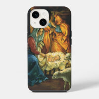 Vintage Christmas Nativity, Baby Jesus in Manger