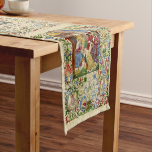 Vintage Christmas Nativity by Alfred Crispin Short Table Runner
