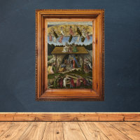 Vintage Christmas Nativity Scene Sandro Botticelli