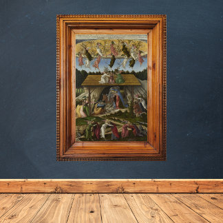 Vintage Christmas Nativity Scene Sandro Botticelli Poster