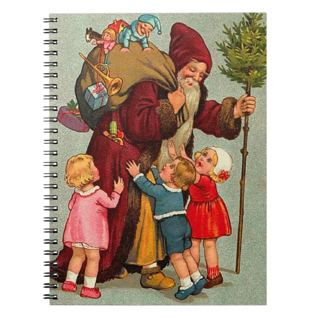 Vintage Christmas Notebook (Front)
