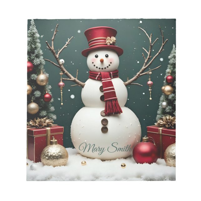 Vintage Christmas - Notepad (Front)