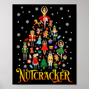 Vintage Christmas Nutcracker Squad Matching Family Poster