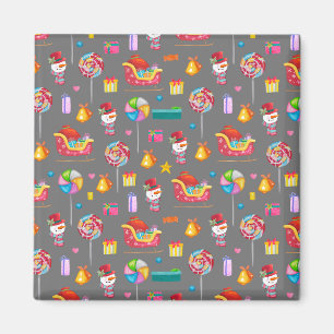 Vintage Christmas Nutcrackers Merry Christmas Magnet