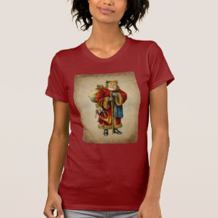 Vintage Christmas Old World Santa Claus T-Shirt